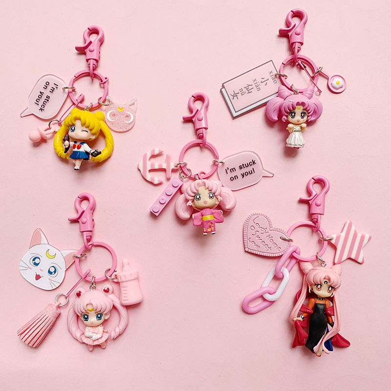 Car Accessories Girly - Porte-clés Sailor Moon Anime Kawaii, style