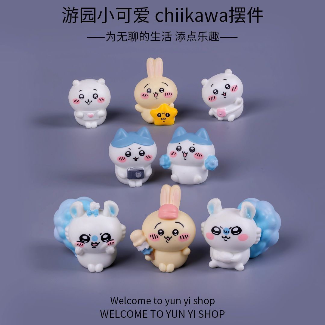 Car Accessories For Dashboard - Figurine miniature Chiikawa, adorable personnage de