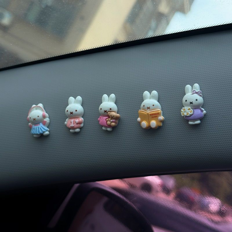 Car Accessories Girly - Mini figurine Kawaii Miffy, ornements pour